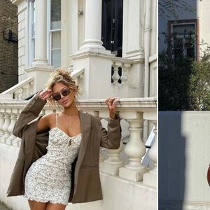 Madeline Oversized Blazer - Brown